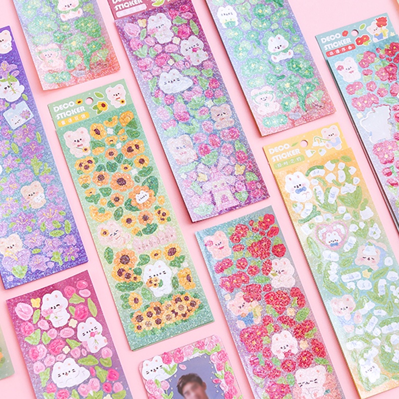 Bộ 2 Sticker Dán Trang Trí Hình Gooka Hoạt Hình Đáng Yêu