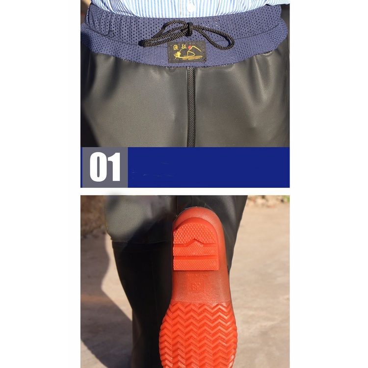 Quần Đi Mưa Dày Dặn Chống Thấm Nước Che Phủ Toàn Thân