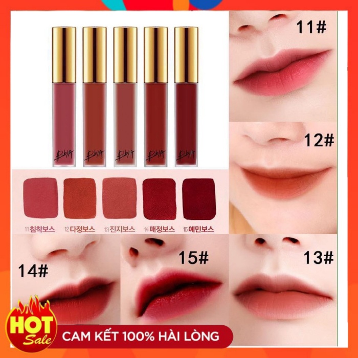 Son Kem Lì BBia Last Velvet Lip Tint Màu bbia11 / bbia12 / bbia13 / bbia14