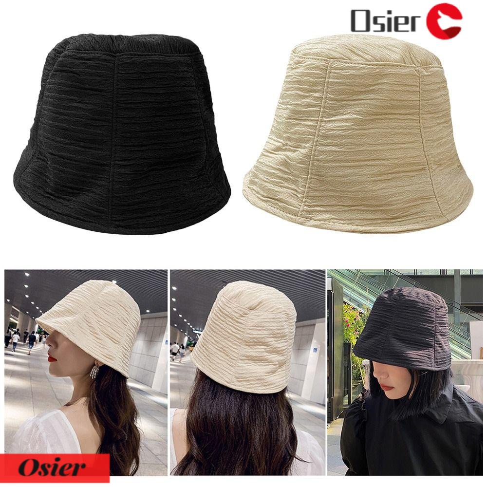 Mũ Bucket Chất Liệu Cotton Chống Nắng 1 Món Thời Trang Đi Biển Unisex