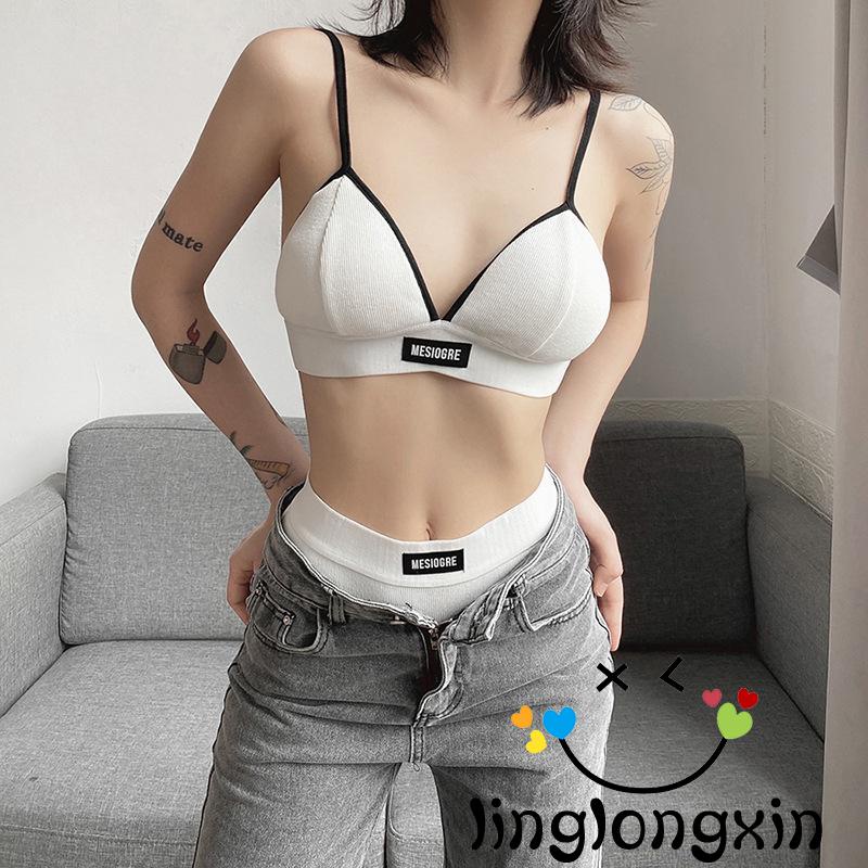 Bộ Đồ Ngủ 2 Mảnh Gồm Áo Hai Dây Và Quần Ngắn In Chữ Thời Trang Cho Nữ
