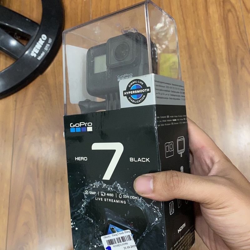 Máy Quay Gopro Hero 7 (Black) - Hàng Chính Hãng-Hàng Trưng bày-New