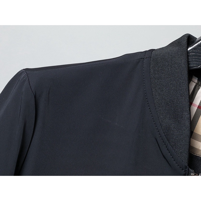 Áo khoác gió nam dáng bomber thương hiệu Burberry BBR cao cấp