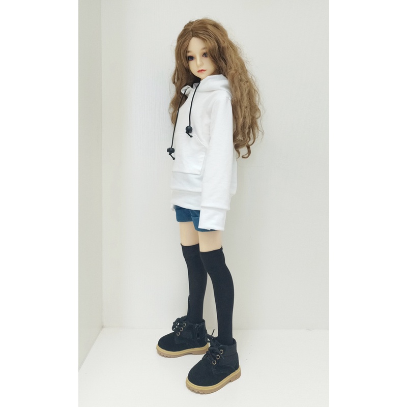 Áo sweater Có Mũ Trùm Thiết Kế Xinh Xắn Cho Búp Bê 1/3 1/4 1/6