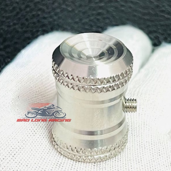 Ốc chụp giò đạp Mẫu Thái Lăn Kim CNC INOX 304 002 gắn xe máy Sirius Wave Dream Rsx Blade...