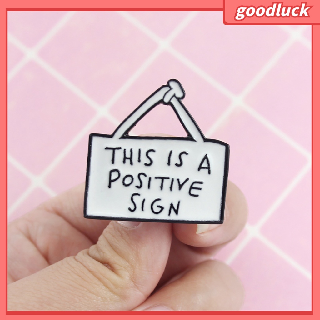 Ghim Cài Áo Hình Thẻ In Chữ Cho Nam &amp; Nữ