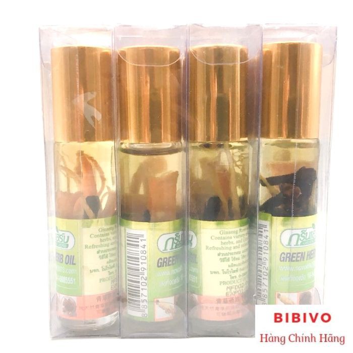 Dầu Gió Lăn Thảo Dược Sâm Thái Lan 8ml - Mẫu mới