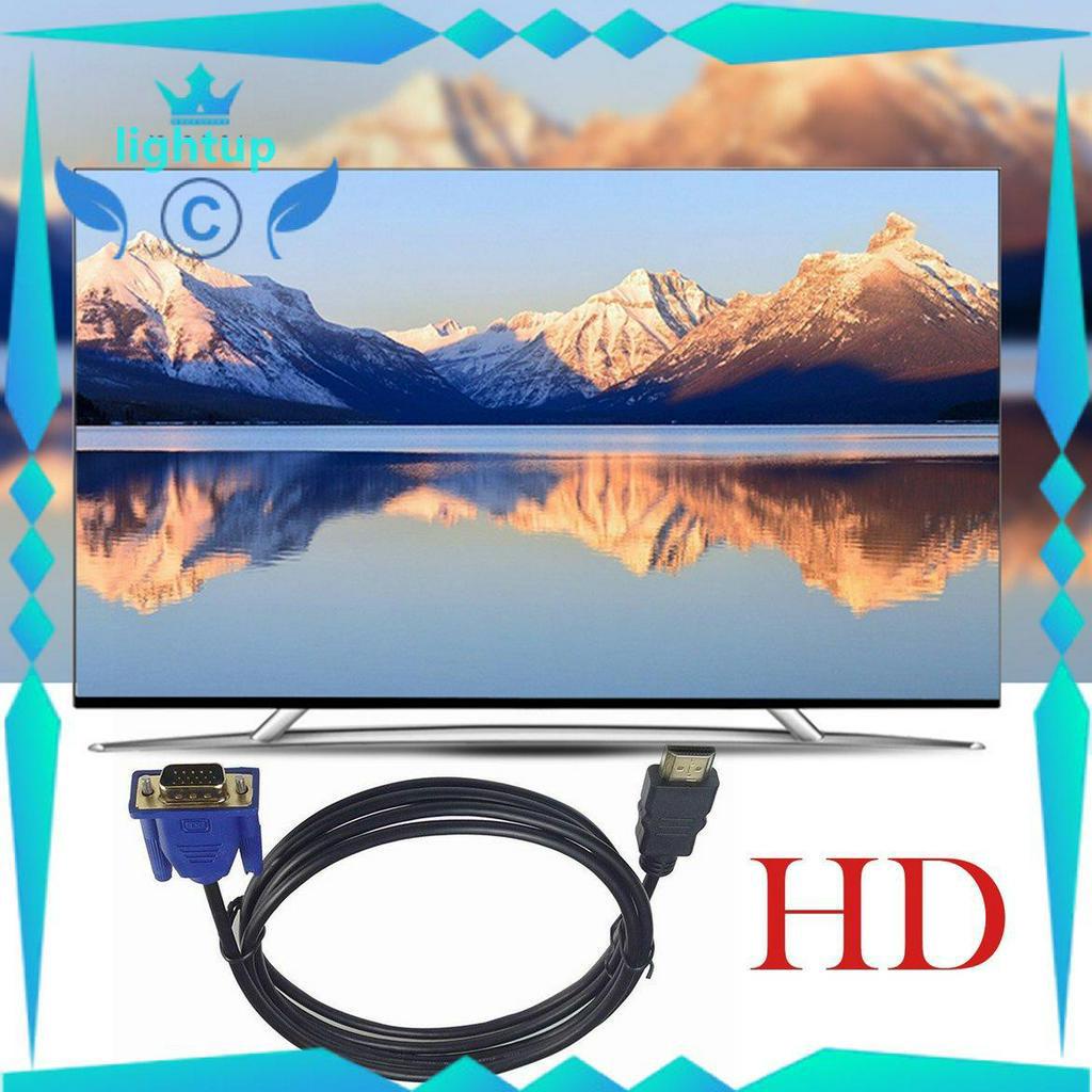 Cáp chuyển đổi HDMI sang VGA cho PC máy tính xách tay máy tính bảng độ phân giải cao
