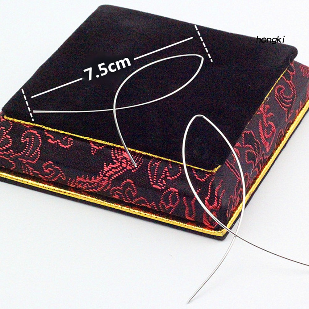 HANDMADE Hoa Tai Dáng Dài Hình Chữ Thập Thời Trang Dành Cho Nữ