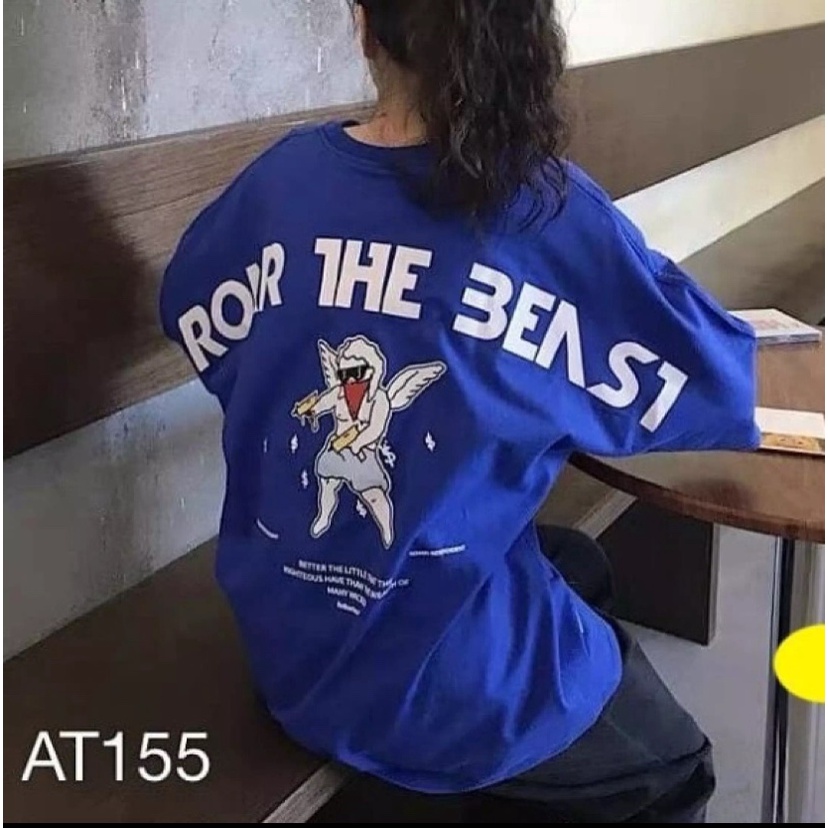 Áo thun nam nữ THE BEAST unisex form rộng cao cấp bền màu cực hot 1kenz