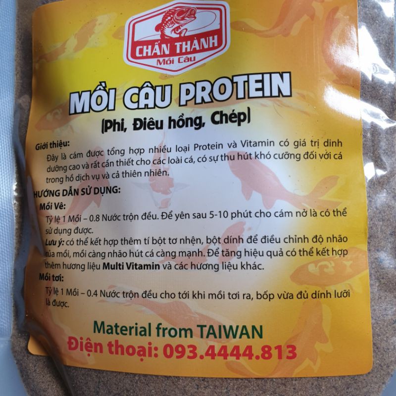 [Mã FAXANH245 giảm 10K đơn từ 50K] Combo 2 gói Mồi câu Protein / Mồi câu Chấn Thành : chuyên phi , điêu hồng , chép