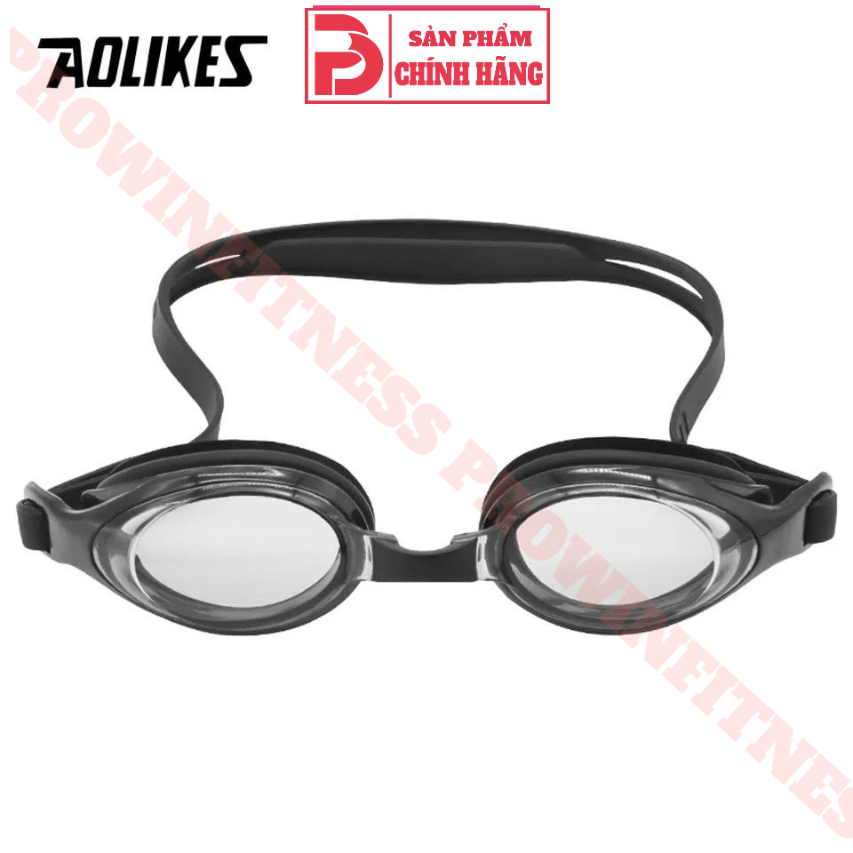 Kính bơi Aolikes chống mở tia UV, chống mờ cao cấp tặng hộp đựng