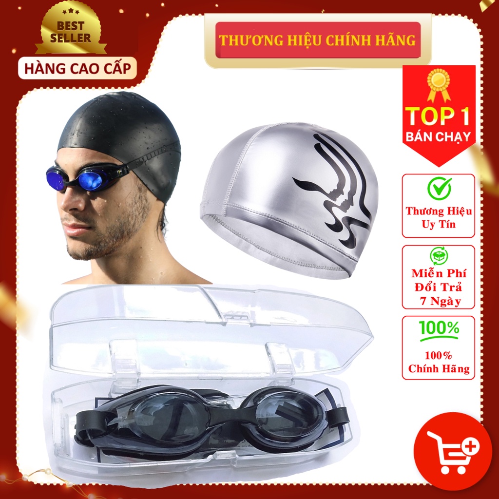 Kính bơi người lớn nam nữ cao cấp chính hãng dododios -  chống nước, chống mờ, chống tia UV Có tặng mũ bơi
