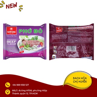 [Date MỚI] Thùng 30 gói phở bò Vifon 65g
