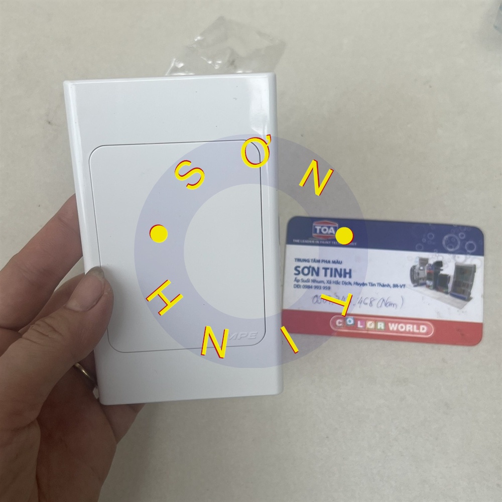 Mặt công tắc trơn A201VXN âm tường , nổi ĐƠN CHỮ NHẬT MPE