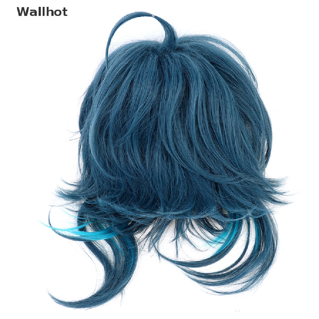 Tóc Giả Dài 40cm Màu Xanh Lá Cây Nhân Vật Trong Genshin Tác Động Mạnh