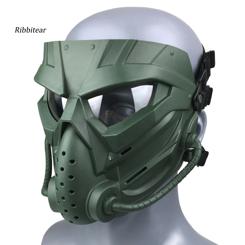 【RBRT】Outdoor Tactical Airsoft Paintball Breathable Full Face Mask Protective Cover