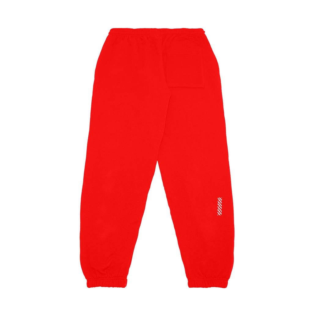 5THEWAY BIG LETTER SWEATPANT in RED aka Quần Thun Đỏ