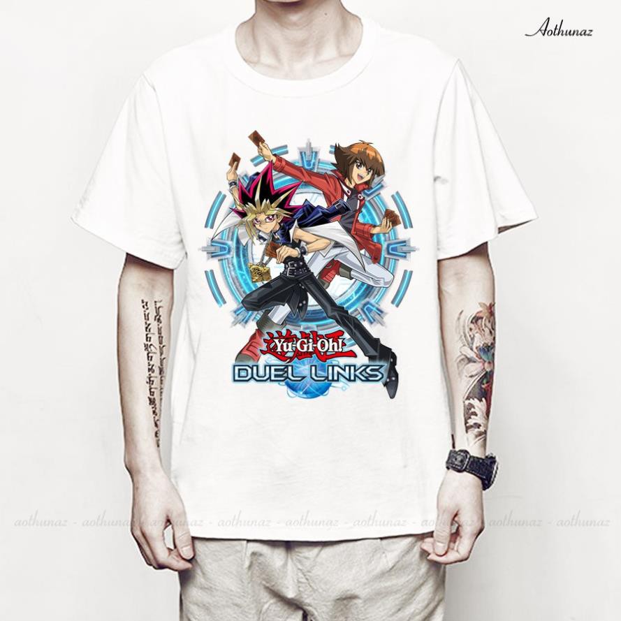 HOT- Áo thun Anime Game Yugioh Duel Link Yugi Kaiba - Cotton Thái M2358 - hàng độc quyền