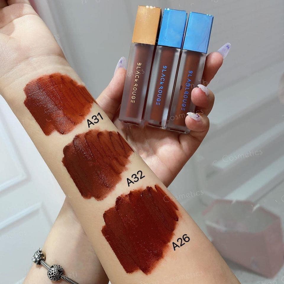 Son Black Rouge Ver 6 A31 Màu Đỏ Nâu Cháy