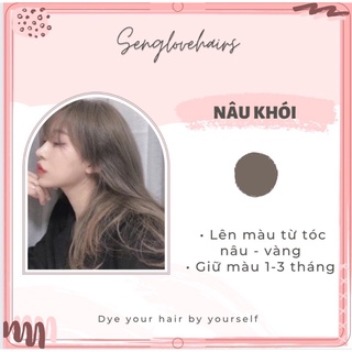 Thuốc nhuộm tóc màu nâu khói