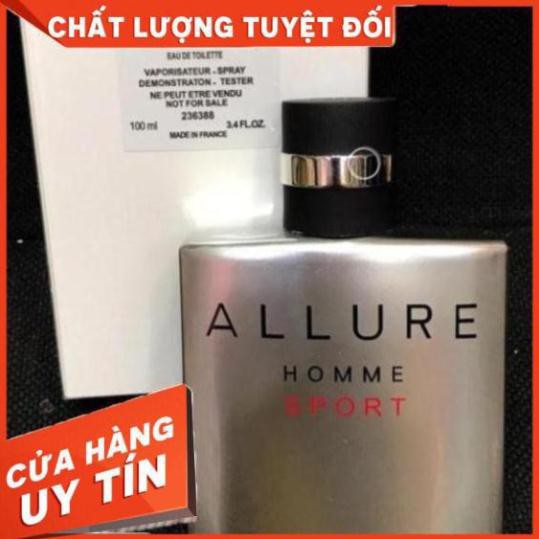 [ FREESHIP ] [ LƯU HƯƠNG 12 TIẾNG ] - Nước Hoa nam Allure Homme Sport (EDT) 100ml hương thơm cuốn hút For Men | Thế Giới Skin Care