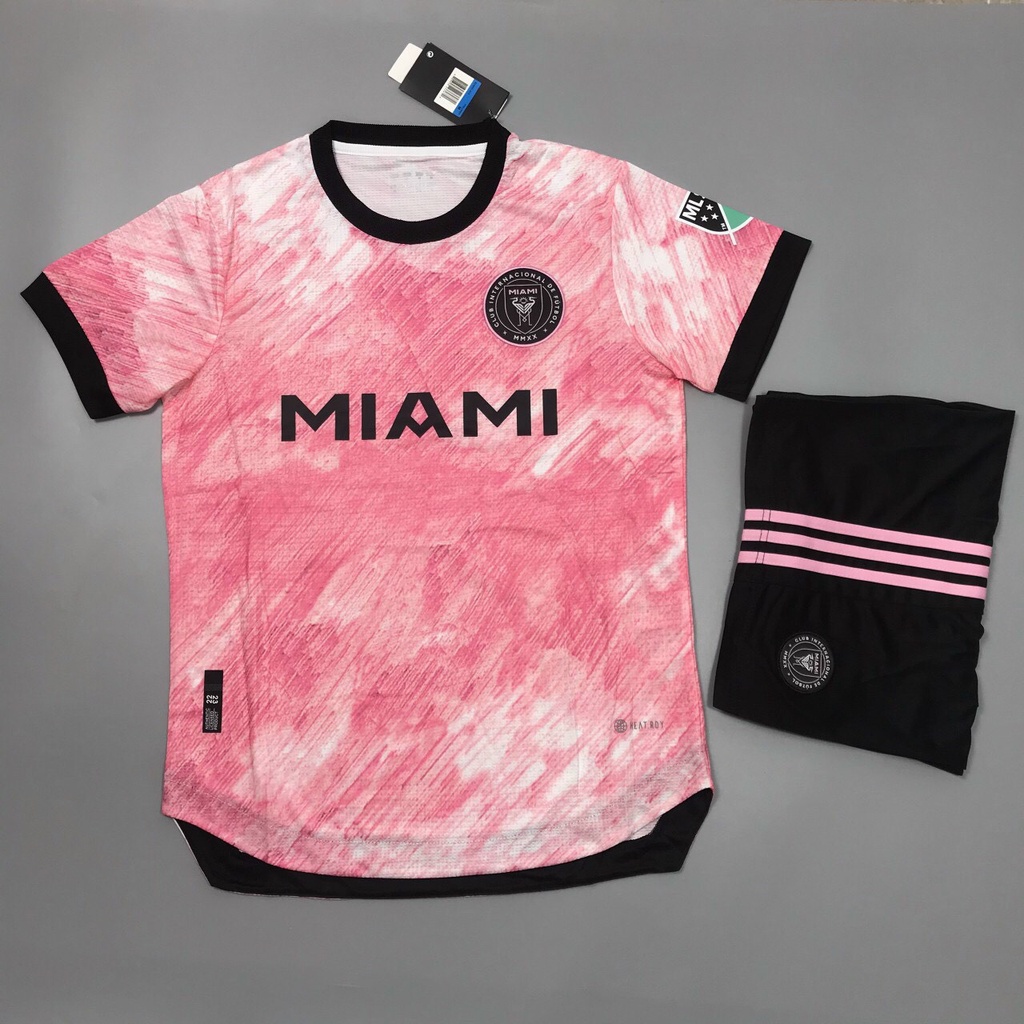 Quần áo bóng đá, đồ đá banh, áo đá bóng, áo Inter Miami Chuẩn thi đấu - Chất mè Thái cao cấp, nhẹ, bền