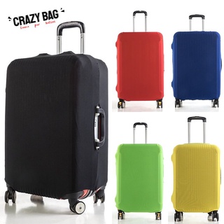 [Crazy Bag] Vỏ bảo vệ màu trơn cho vali du lịch / giá đỡ bụi 18-28 Inch