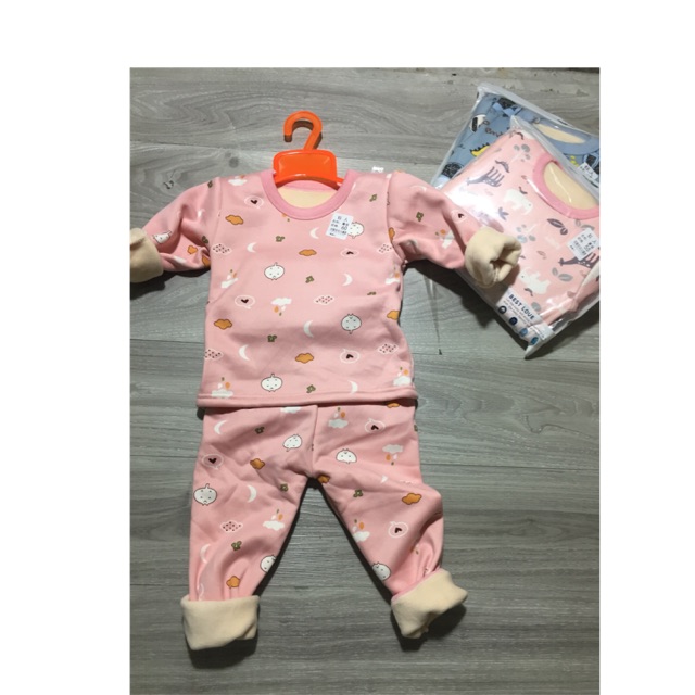 Bộ nỉ lông quảng châu cho bé