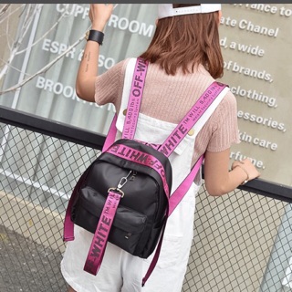 Balo mini OFF-WHITE chữ nhật- 180k 