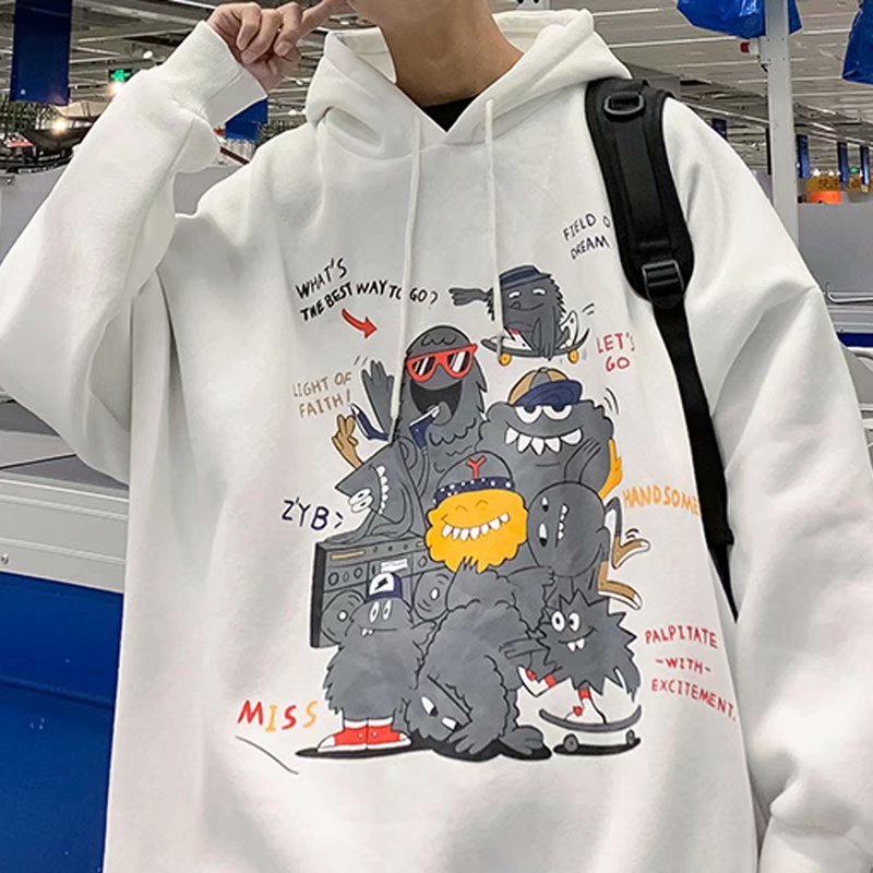 Áo hoodie dài tay thời trang cho cặp đôi | BigBuy360 - bigbuy360.vn