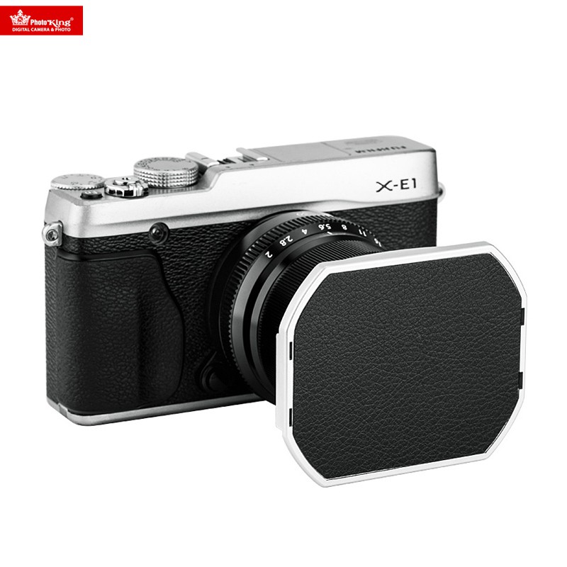 Hood vuông có nắp đậy JJC LHJXF50S bạc cho Fujifilm XF 50mm f2 R WR