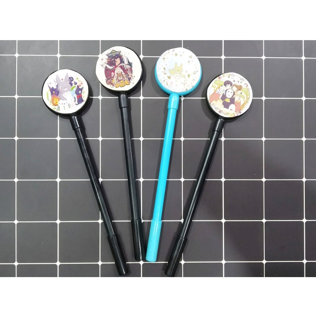 Bút tròn totoro có hạt lúc lắc BTI5 bút bi mực bút cute bút dễ thương