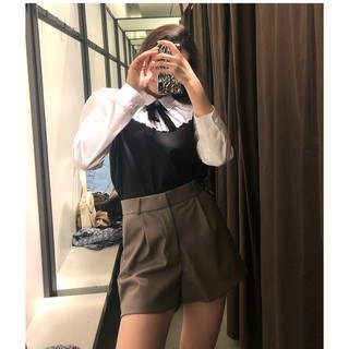 (2 MÀU) QUẦN SHORT DA CẠP CAO