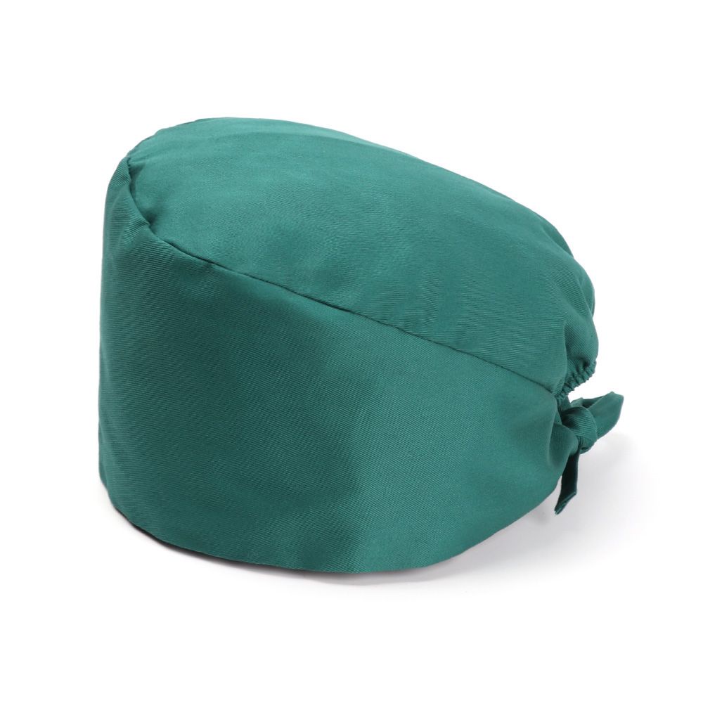 Mũ phẫu thuật vải cotton co giãn màu trơn tùy chỉnh tiện dụng cho bác sĩ/ y tá