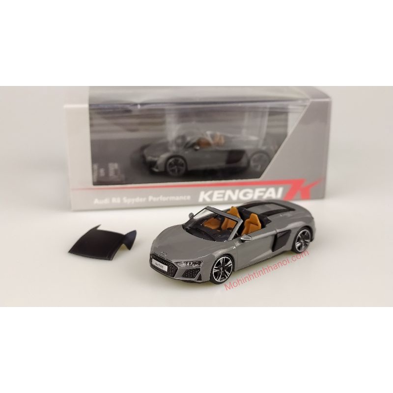 Mô hình ô tô Audi R8 spider performance 1/64 Kengfai