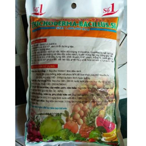 Nấm đối kháng Trichoderma 1kg - chế phẩm hữu cơ số 1 VN Cánh buồm vàng