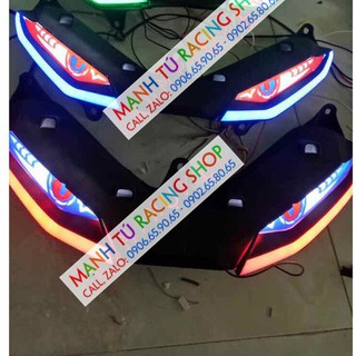 ĐÈN AUDI A9 LED MẮT CÚ ĐỔI MÀU TẶNG CÔNG TẮC - dena9led