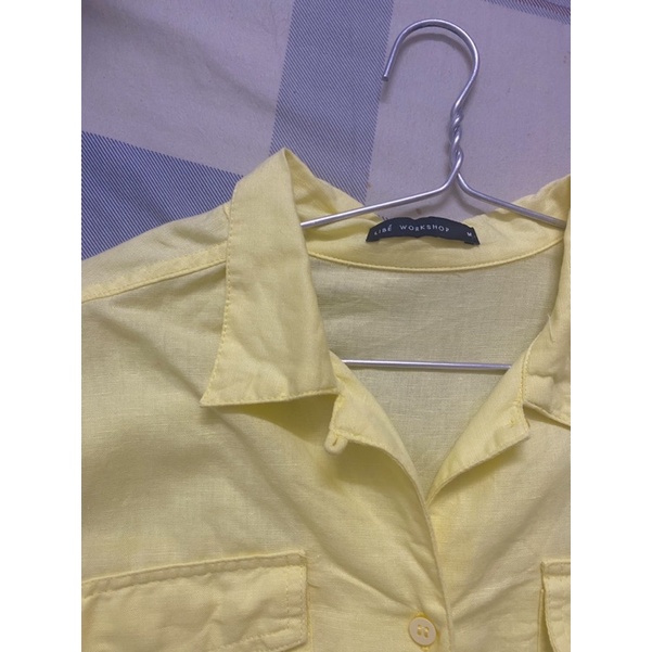 Thanh lý áo sơmi vàng libe M