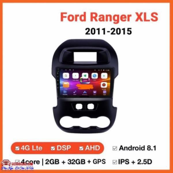 Màn hình Android VMN theo xe Ford Ranger XLS 2011 - 2015 .