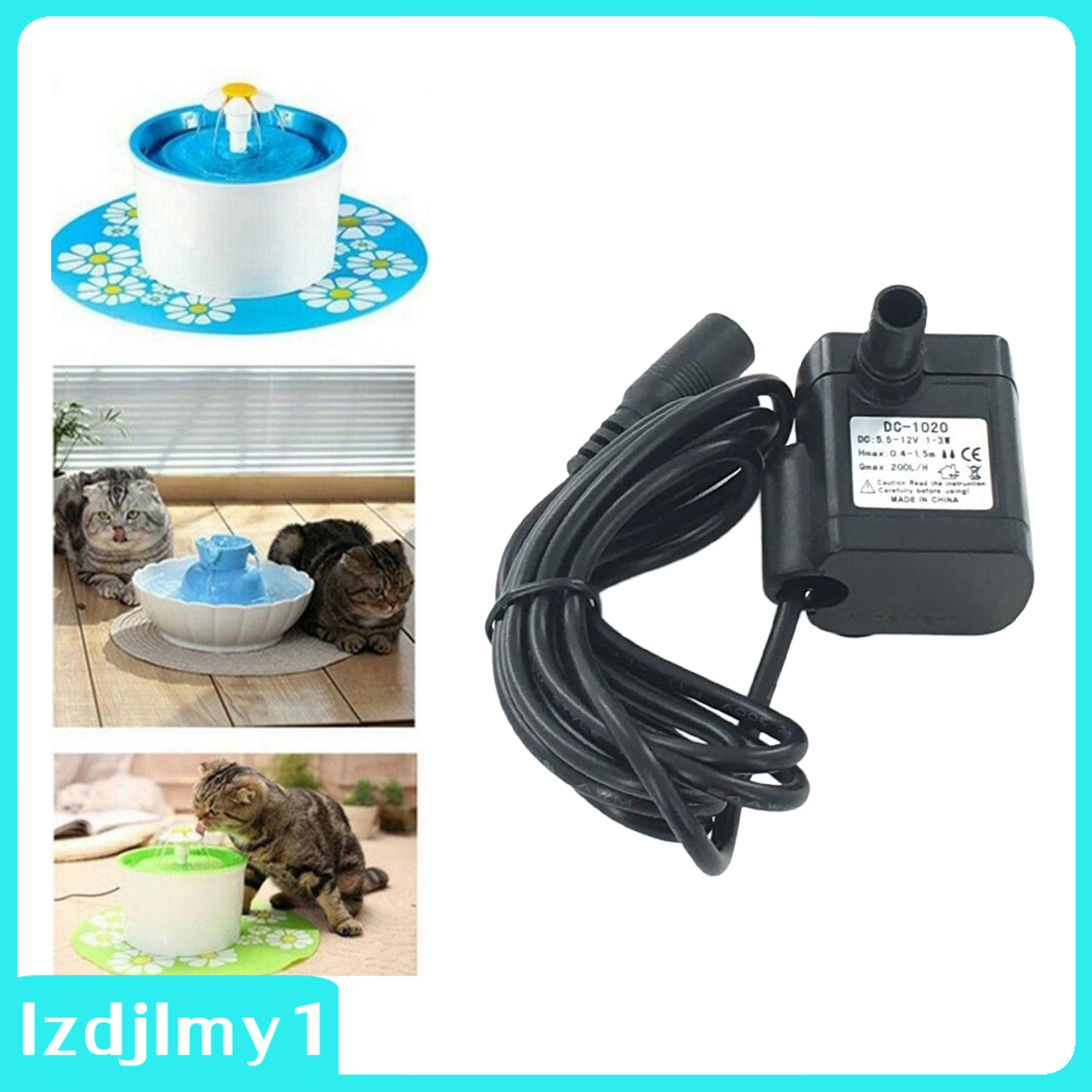 Máy Bơm Nước Mini Không Chổi Than 3w 12v Cho Hồ Cá Cảnh