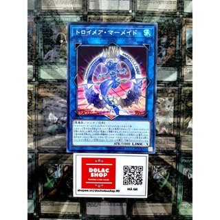 [ Đậu Phộng ] Thẻ Bài Mint90 Yugioh Link - Knightmare Mermaid FLOD-JP043 Rare