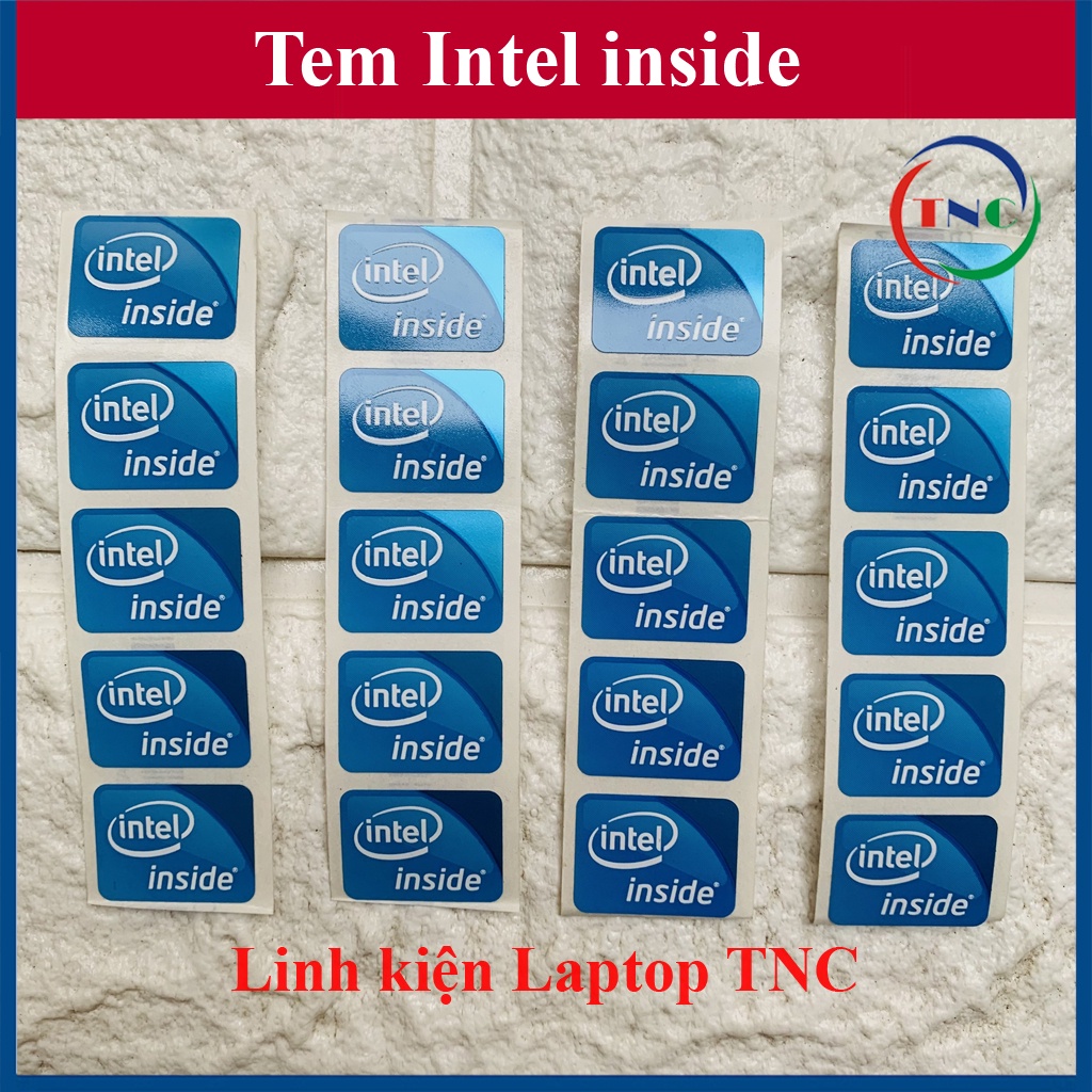 Tem Intel inside Thay Tem Máy Tính Tem Laptop Tem PC