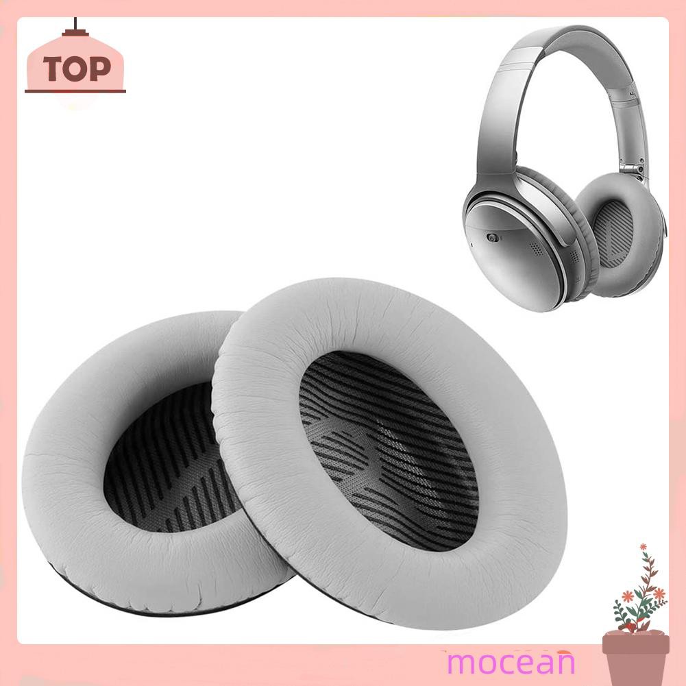 Set 2 Miếng Đệm Tai Nghe Bằng Da Thay Thế Cho Tai Nghe Bose Quietcomfort