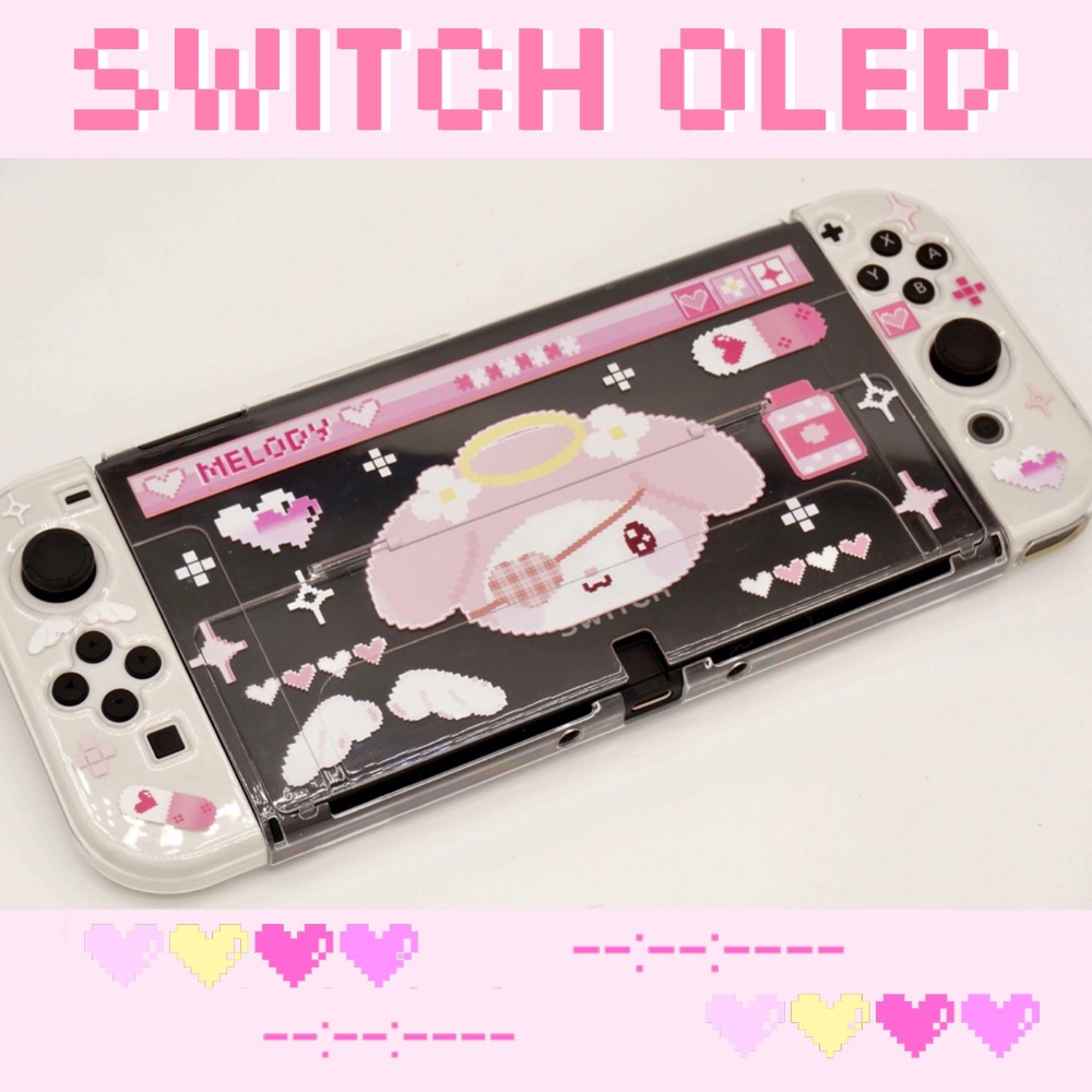 SANRIO Vỏ Bảo Vệ Máy Chơi Game Nintendo Switch Hình Melody Dễ Thương