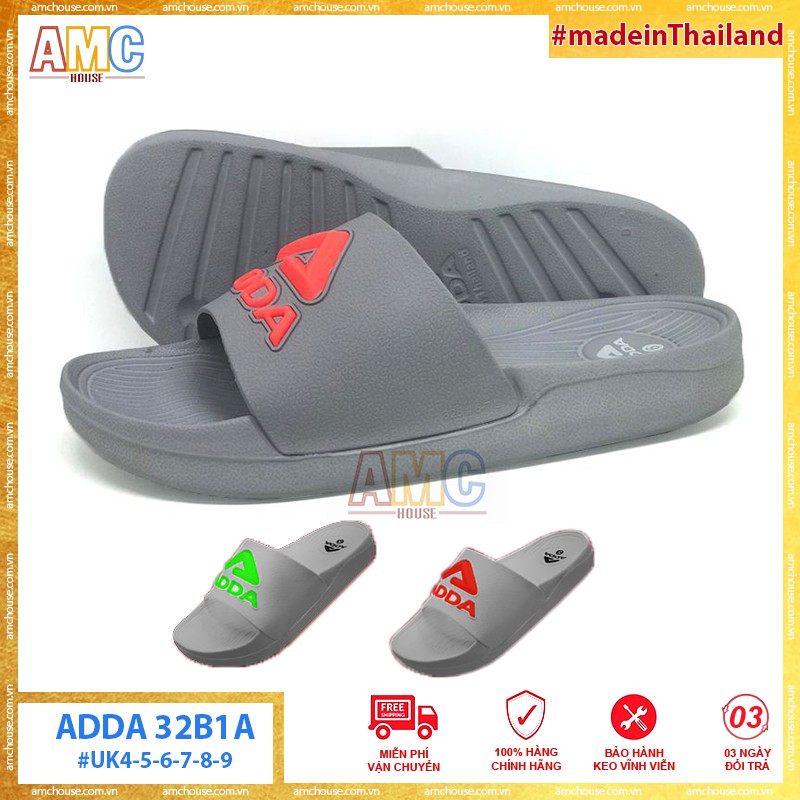 Dép Thái Lan nam quai ngang ADDA dạ quang - 32B1A