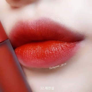 Son Kem Lì BBIA Last Velvet Lip Tint - 32 Đỏ Tươi