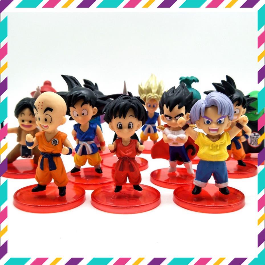 Mô Hình Chibi Nhân Vật Dragon Ball, Mô Hình Goku, Gohan