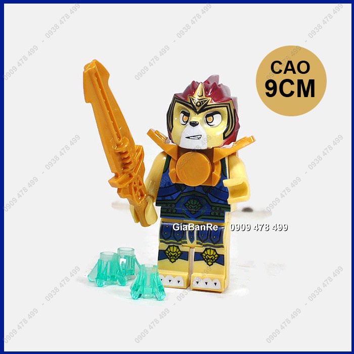 MÔ HÌNH NHÂN VẬT DẠNG LEGO - SƯ TỬ LIMA HOẶC THẦN ƯNG - không hộp - 6471