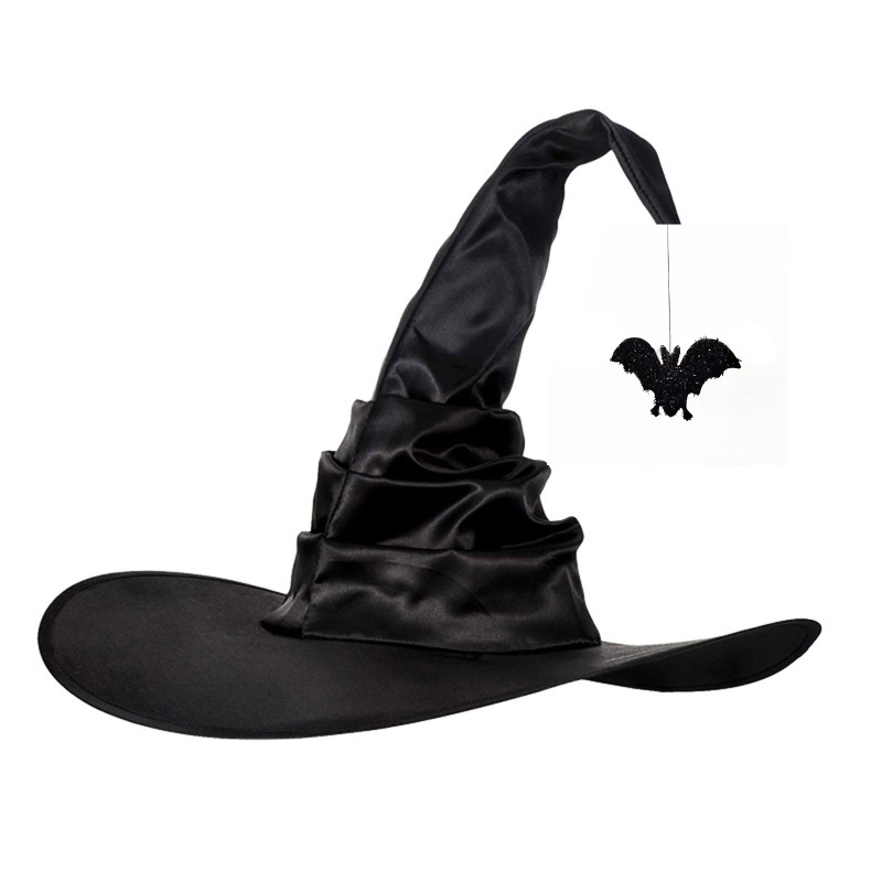 Nón Phù Thủy Màu Đen Hóa Trang Halloween 10MK
